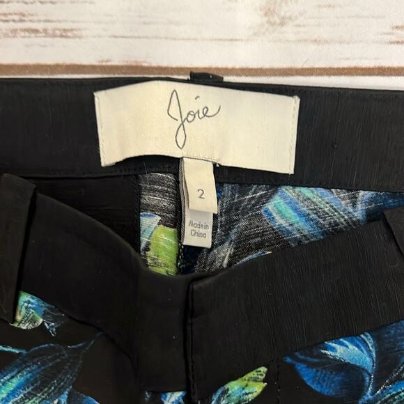 Joie Floral Print Silk and Linen Pants - Picture 5 of 10